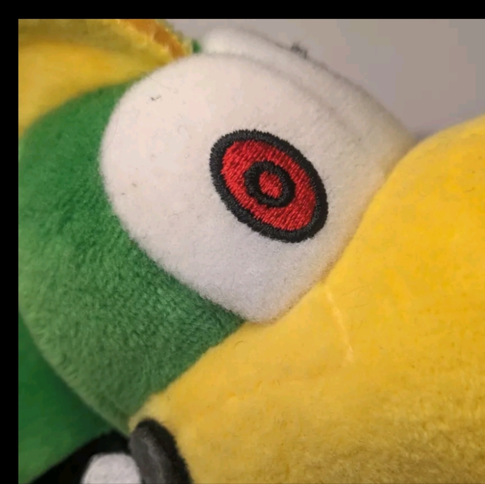 2014 LLC Little Buddy Super Mario Mesha Koopa Plush Toy 6" Yellow and Green - Picture 3 of 8